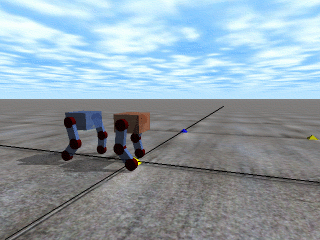 歩行ロボットシミュレータ
